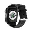 TK11P Smart Watch: 1.83" IPS, IP68, Leather Band, Stress/ECG Monitor (Black) - 3