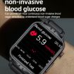 TK11P Smart Watch: 1.83" IPS, IP68, Leather Band, Stress/ECG Monitor (Black) - 7
