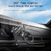 Yesido C157 Magnetic Car Air Vent Phone Holder - Black - 5