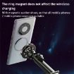 Yesido C158 2 in 1 Magnetic Ring Car Phone Holder - Dashboard/Air Vent, Black - 3