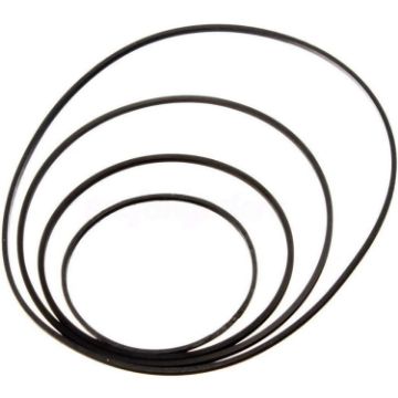 50pcs Mixed Universal Tape Recorder & Walkman Rubber Belt Pack - 1