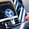 F73 MagSafe 360 Rotating Magnetic Car Phone Holder - Black - 6