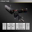 Honda RS150 XRE300 CRF300 X-ADV LED Turn Signal Lights 2pcs Transparent - 5
