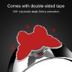 Adjustable 3R-043 Blind Spot Mirror, 60mm Wide Angle Rear View (Black) - 5