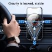 Universal Car Phone Holder - M8 Gravity Air Outlet Navigation Mount - 6