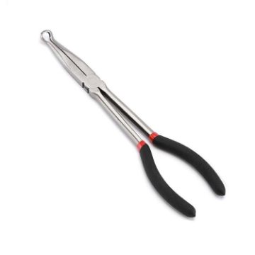 Extended Pointed Nose O-ring Pliers, 3/4 inch, Black - 1