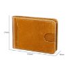 KB186 RFID Leather Billfold Card Wallet, Antimagnetic, Unisex, Coffee - 6