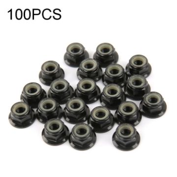 iFlight M5 CW 6061 Aluminum Motor Screw Nuts - 100 PCS (Black) - 1
