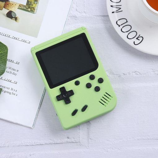 MK800 3" Macaron Mini Retro Handheld Game Console, 800 Games, AV Output - 1