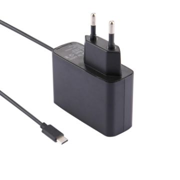 Nintendo Switch Wall Adapter Charger, 5V, 1.5m Cable, EU Plug, Black - 1
