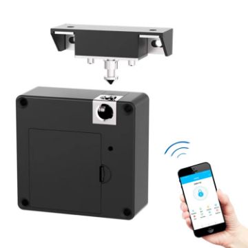 T8+ Invisible Universal Cabinet Lock - APP & IC Card Controlled Drawer Lock - 1
