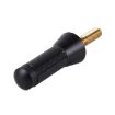 Black Carbon Fiber Aluminum Short Antenna with Universal Screws Base - 3