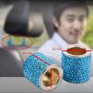 Lake Blue Car Crystal Head Pillow Set - 4 PCS Decorative Accessory - 3
