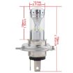 H4 60W 1200LM 6000K Car Fog Lights, 12 XB-D LED, DC 12V, 2 PCS White - 3