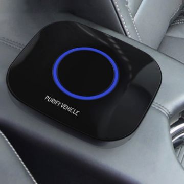 Smart Touch Air Purifier - Negative Ions Cleaner for Car/Home (Black) - 1