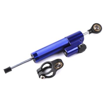 Universal Motorcycle Handlebar Steering Stabilizer Damper - Blue - 1
