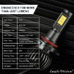 2 PCS EV15 9005/9006 Car LED Fog Light, Cold White + Amber, IP67, 6W - 4