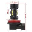 MZ 10W 1080LM H8/H11 LED Car Fog Lights 5500K Daytime Running 2PCS - 4