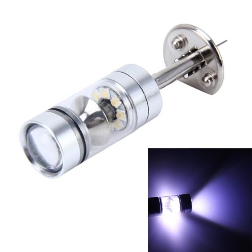 H1 100W 850LM 7000K 20 SMD-2828 LEDs Car Fog Lights DC 12-24V Cool White - 1