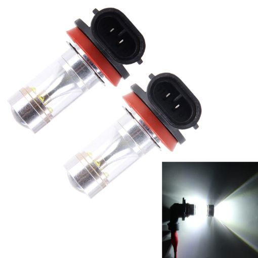 H8/H11 30W 350LM 6000K White LED Car Fog Light Bulbs, 2 PCS, DC 12V - 1