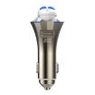 A8 3-in-1 Bluetooth Earphone, Safety Hammer & Car Charger, USB Quick Charge - 2