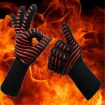 Silicone Cotton Microwave Gloves, Heat Resistant 500C, 32cm Length - 4