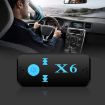 HQX6 Car Bluetooth V4.1 Audio Receiver, Hands-free, TF Card, USB Charge - 1