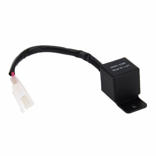 Universal 2 Pin LED Motorcycle Turn Signal Flasher Relay Hyper Flash - 1