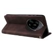 Xiaomi 14 Ultra Leather Phone Case - Brown, Life Tree Design - 5