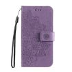 Xiaomi 14 Ultra Light Purple 7-Petal Flowers Embossing Leather Case - 2