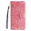 Xiaomi 14 Ultra Rose Gold Sunflower Embossed Leather Phone Case - 2