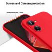 Realme 10 Pro 5G Red Liquid Silicone Dropproof Full Coverage Case - 3