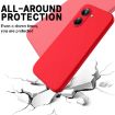 Realme 10 Pro 5G Red Liquid Silicone Dropproof Full Coverage Case - 4