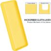 Realme C53/Narzo N53 Yellow Silicone Dropproof Full Coverage Case - 5