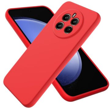 Realme Narzo 70 Red Liquid Silicone Dropproof Full Coverage Case - 1