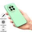 Realme Narzo 70 Green Liquid Silicone Dropproof Phone Case - 5