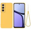 Realme C65 4G Yellow Liquid Silicone Dropproof Phone Case - 1