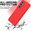 Realme C65 4G Red Liquid Silicone Dropproof Full Coverage Phone Case - 5