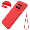 Realme Narzo 70x Red Liquid Silicone Dropproof Phone Case - 2