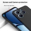 Realme C63/Narzo N63 Black Liquid Silicone Dropproof Phone Case - 4