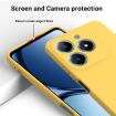 Realme C63/Narzo N63 Yellow Liquid Silicone Dropproof Phone Case - 4
