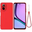Realme 12 Lite Red Liquid Silicone Dropproof Full Coverage Phone Case - 1