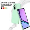 Realme 12 Lite Green Liquid Silicone Dropproof Full Coverage Case - 3