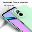 Realme 12 Lite Green Liquid Silicone Dropproof Full Coverage Case - 4