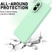 Realme 12 Lite Green Liquid Silicone Dropproof Full Coverage Case - 5