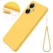 Realme C61/Narzo N61 Yellow Liquid Silicone Dropproof Phone Case - 7