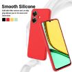 Realme Note 60 Red Liquid Silicone Dropproof Full Coverage Phone Case - 3