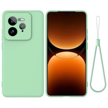 Realme GT 7 Pro Green Liquid Silicone Dropproof Full Coverage Case - 1