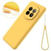 Realme P2 Pro Yellow Liquid Silicone Dropproof Phone Case Full Coverage - 7