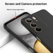 Realme C75x Black Liquid Silicone Dropproof Full Coverage Phone Case - 4